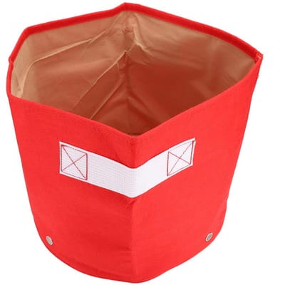 7 Gallon Rode Tuinplant Kweekzak Groente Bloempot Planter DIY Aardappel Tuinpot brown