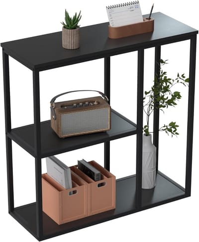 DailySupplies® Wandtafel - Dressoir Kasten - Haltafel - Zwart - Industrieel