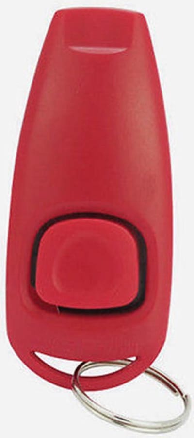 Finnacle - Hondenfluitje en clicker – Honden training - Puppy Training – hondentraining – Fluit - rood