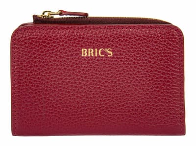 BRIC'S Leren portemonnee Gondola Mughetto Wallet Rubino wijnrood