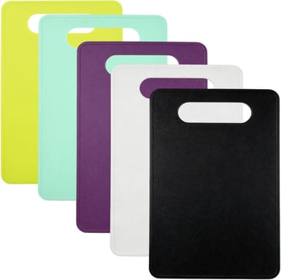 Snijplank, Antislip, Vaatwasmachinebestendig, BPA-vrij, Flexibel, Kunststof, 29 x 19 cm, Keukenaccessoire, Kookgerei, Meerdere Kleuren