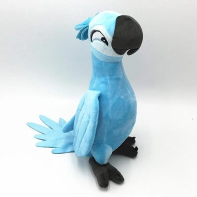 Nieuwe Rio 2 Film Cartoon Pluche Speelgoed 30cm Blauwe Papegaai Blu Juweelvogel Poppen Kerstcadeaus Voor Kinderen Pluche Speelgoed 30CM white
