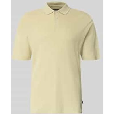 regular fit poloshirt met knooplijst
