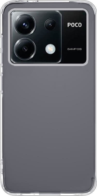 Hoes - Geschikt voor Xiaomi Poco X6 5G - Sterk & Shockproof - Hoesje Cover - Siliconen Case - Transparant