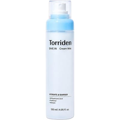 [Torriden] DIVE-IN Laag Moleculair Hyaluronzuur Crème Mist 120ml white