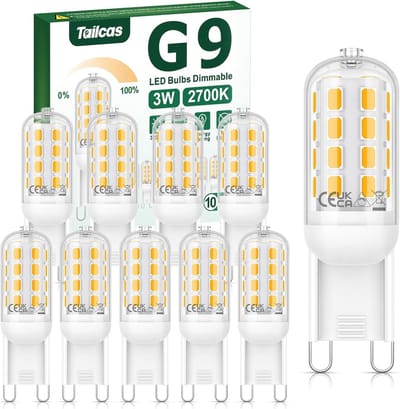 Dimbare G9 LED Lampen 3W - Warmwit - 10 Stuks - 320 Lumen