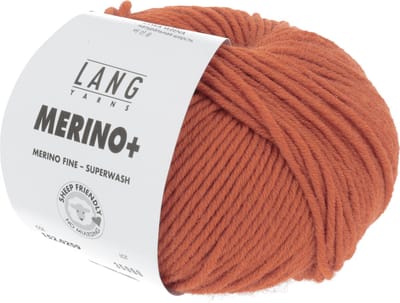 Lang Yarns Merino Plus - 259 mandarijn - Merinowol Garen