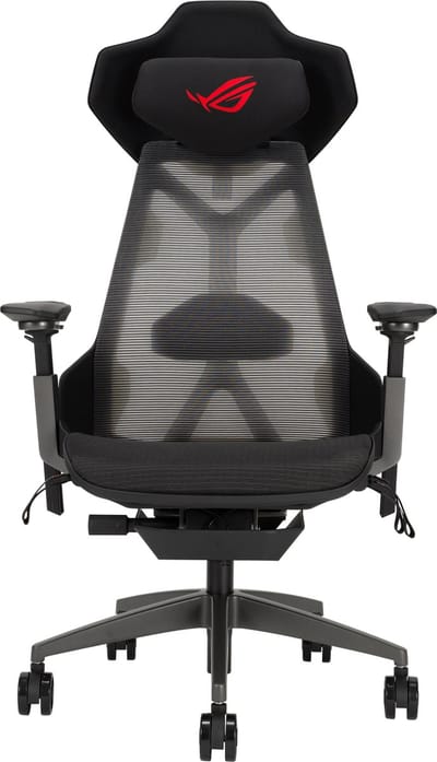 ASUS ROG Destrier Ergo - Gamestoel - Max 120 kg - zwart