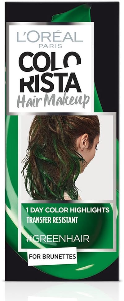 LOREAL PARIS - COLOR RISTA - HAAR MAKE UP - HAARVERF - GROEN- GREENHAIR- HIGHLIGHTS - VOORDEEL - 2X 30ML