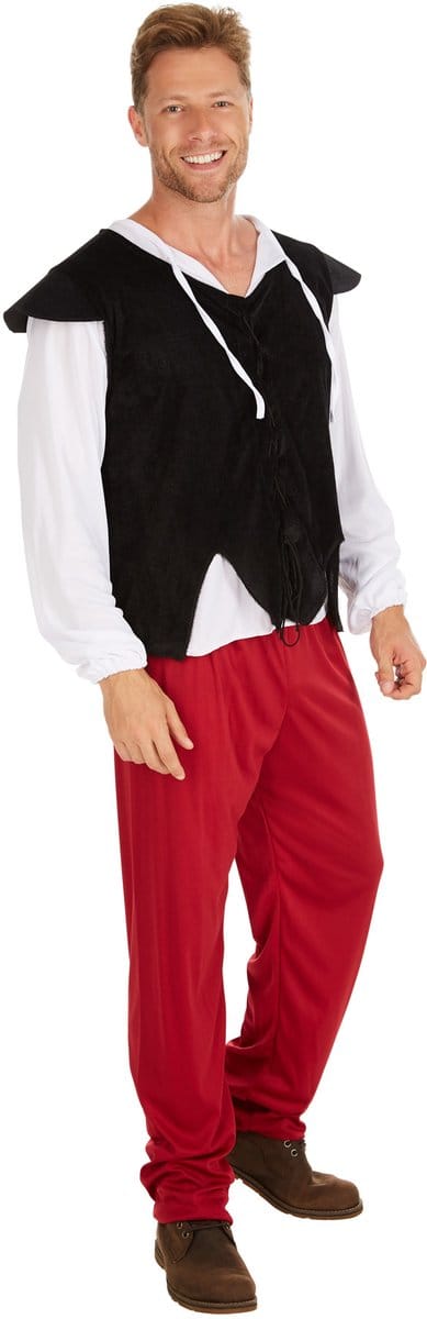 dressforfun - Herenkostuum tavernewaard M - verkleedkleding kostuum halloween verkleden feestkleding carnavalskleding carnaval feestkledij partykleding - 301221