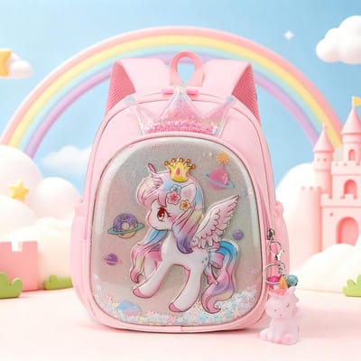 Cartoon Prinses Zeemeermin Rugzak voor Meisjes 3-6 Jaar Lichtgewicht Peuter Kleuterschool Schooltas Reis Schattige Eenhoorn Rugzakken