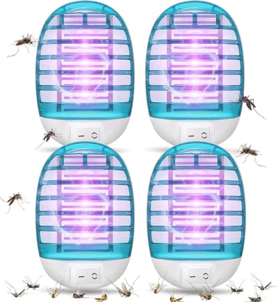 SolidKeus - Elektrische Muggenlamp Set van 4 Stuks