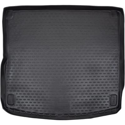 J&J AUTOMOTIVE | Tapis De Coffre Caoutchouc Premium Pour Porsche Touareg 2010-2018 / Cayenne 2010-2018 noir
