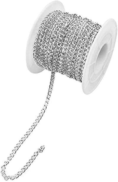 Zilverkleurige Sieradenketting voor DIY Sieradenmaken - Schakelketting 10m x 2,7mm