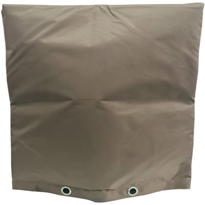 Isolatiehoes terugslagklep Koffiekleur 24x 24in Terugslagklep Hoes voor Winter Pijp gray