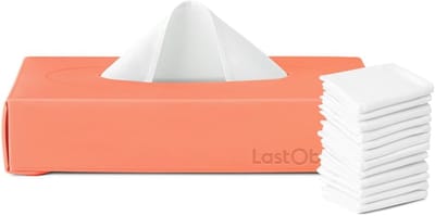 Herbruikbare Watten Tissue Box met 18 Wasbare Tissues - Zacht & Eco-vriendelijk