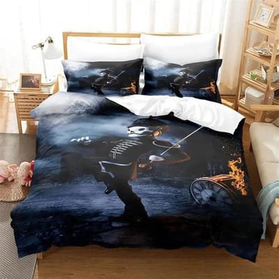 Ensembles de literie My Chemical Romance imprimés en 3D ensemble de literie exquis housse de couette ensemble de couette cadeau d'anniversaire de luxe 70x133cm 2pcs black