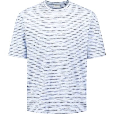 No Excess T-shirt Crewneck Spacedyed Blue Größe: S | Bedruckte T-Shirts Outlet | Herren | Blau