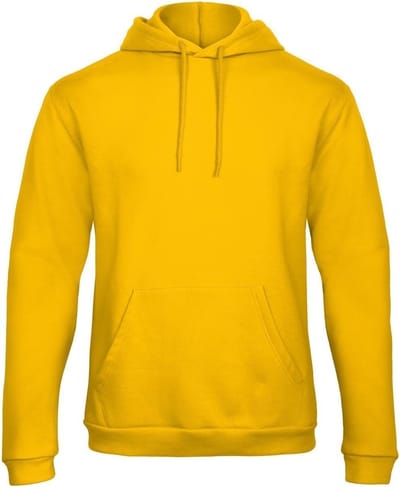 Senvi Fleece Crew Hoodie - Kleur: Geel – Maat XS