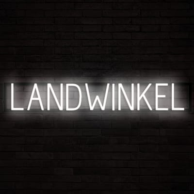 LANDWINKEL - Lichtreclame Neon LED bord verlicht | SpellBrite | 95,75 x 16 cm | 6 Dimstanden & 8 Lichtanimaties | Reclamebord neon verlichting