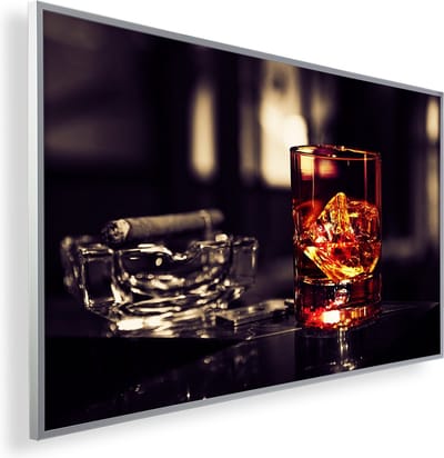 Infrarood Verwarmingspaneel 450W met fotomotief en Smart Thermostaat (5 jaar Garantie) - Cigar Whiskey 167