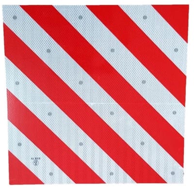 markeringsbord 400x400 mm - markerings bord klasse 1 - lange lading bord - uitstekende lading bord - gmp