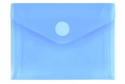 Enveloptas Foldersys A7 PP transp blauw