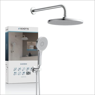 SCHÜTTE KARIBIK Complete Doucheset - Chroom/Lichtgrijs