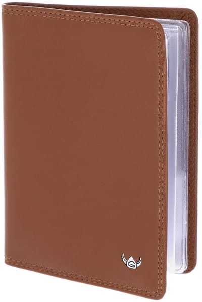 Golden Head Leren identiteitskaarthoesje Polo RFID Protect Ausweisetui 4488 Cognac bruine