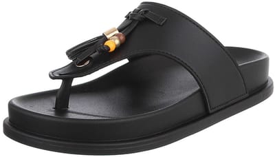 Dames Teenslippers met Kraaltjes en Kwastje Mt:36
