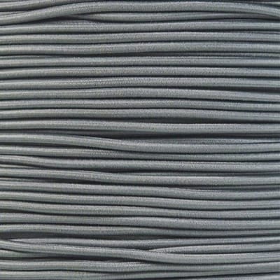 Grijze Elastische Rubberen Touw 6mm - 1 Meter
