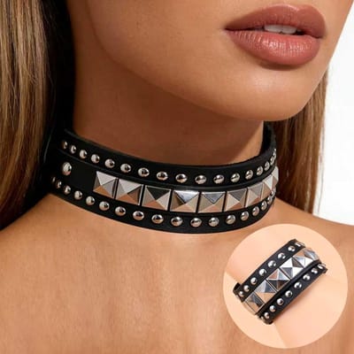 Gotische Punk Kettingen, Rock Mode Kettingen, Feestkostuums, Sieraden Accessoires, Dames Kettingen, Halloween Feest Cadeaus black