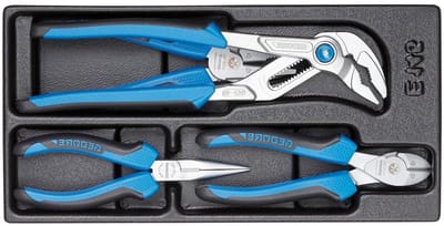 Tangen assortiment - Gereedschap set - Klus en reparatie - Industriële kwaliteit - 1/3 ES module - Meerkleurig