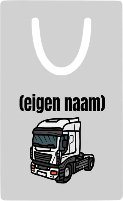 Hacebo® - vrachtwagen kop stuk met eigen naam metalen boekenlegger - Vrachtwagen chauffeur - vrachtauto chauffeurs - iemand die houdt van vrachtwagens - verjaardag - cadeau - kado - geschenk Bladwijzer boekenleggers - 7.6 cm x 5cm