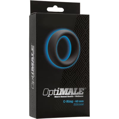 OptiMALE Cockring grijs siliconen - 40mm
