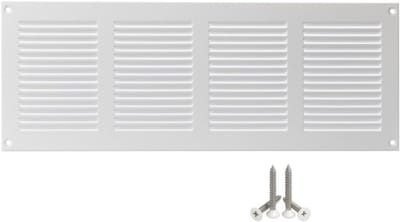 Metalen Ventilatierooster 400 x 150 mm met Insectenbescherming - Ventilatie en Afvoerrooster