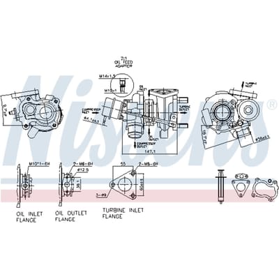 Supercharger, drukvulling NISSENS 93219