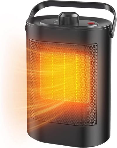 Draaibare Elektrische Radiator met Thermostaat en Afstandsbediening - 70 Graden