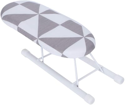 Dailygoods- Strijkplank Opvouwbaar - Mini Strijkplank - Antislip Voetafdekking - Afneembare Bekleding - Voor Mouwen/Kragen - Stabiele Ondersteuning - Mini Strijktafel