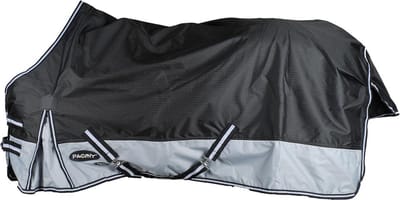 Pagony Tiger 300 Winterdeken - Paardendeken - Maat: 165 - Zwart - Nylon