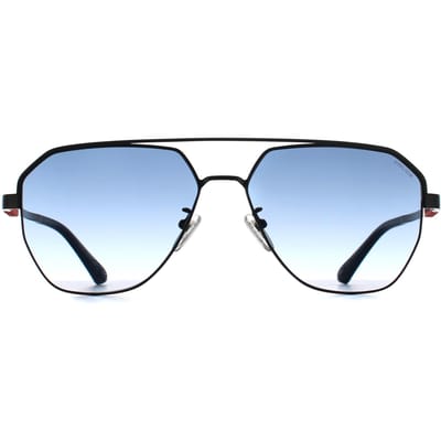 Politie SPLP30 Ranger 1 0568 glanzend gunmetal blauw gradiënt zonnebril
