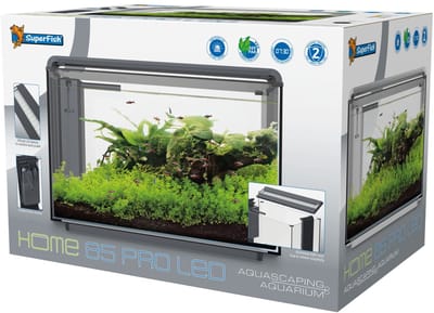 Superfish Home Proled 85 Aquarium - Aquarium - Zwart