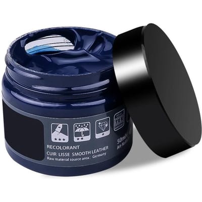 Herstel Autostoel Bank 50ml Leer Reparatie Crème Kleur Vernieuwende Balsem Kleurmiddel saffierblauwe kleur