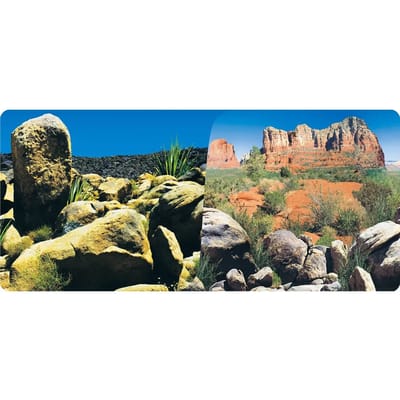Poster desert 2 gezichten 1 rol van 15 meter hoogte 30 cm Reptiles Planet Desert Terrarium