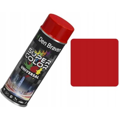 Super Color Universele Spray 400ml Rood