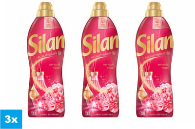 Silan Aromatherapy Sensual Rose Wasverzachter – 3 x 770 ml – 105 Wasbeurten – Langdurige Geur – Voordeelverpakking