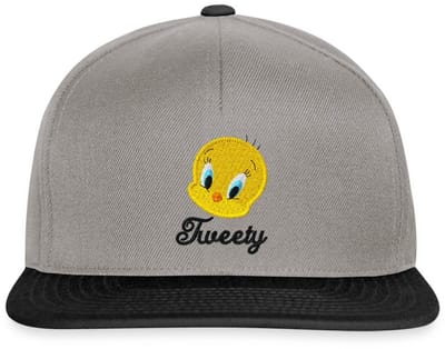 Looney Tunes Tweety Portret Borduurwerk Snapback cap