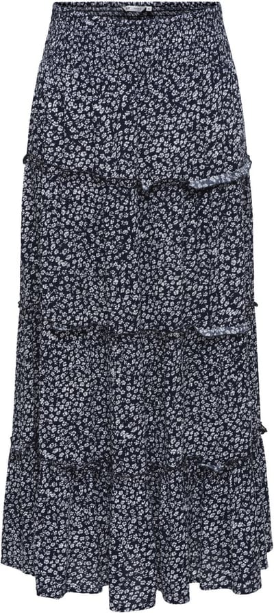 ONLY- ONLFERNANDA LIFE LAYRED LONG SKIRT NOOS - Dames - Rok