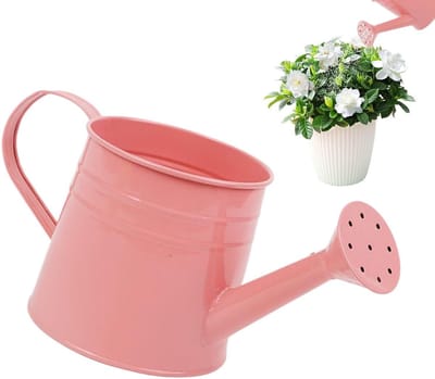Gieter - Waterkan Planten - Planten Verzorgen - Roestbestendig Ijzer - 1 Liter - Roze