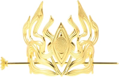 Lichte metalen haaraccessoires voor mannen - halve kroon haarspeld voor traditionele updos en Hanfu kostuum, vintage ornamenten voor speciale gelegenheden